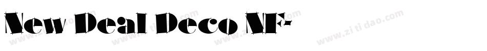 New Deal Deco NF字体转换